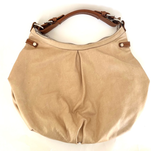 Carlo Cecchini Tan Leather Hobo - Picture 8 of 11